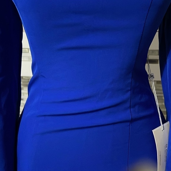 NWT TS Couture cape sleeves dress size S red or blue - Picture 5 of 12